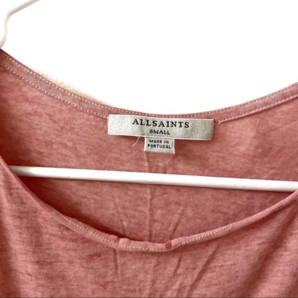 NWOT All Saints Rivi Tank Pink - Picture 5 of 8